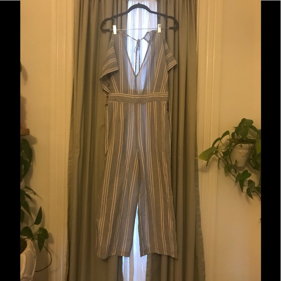 Crystal Sky light gray/blue jumpsuit - Picture 2 of 8